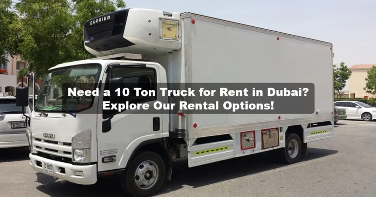 10 Ton Pickup Truck for Rent in Dubai