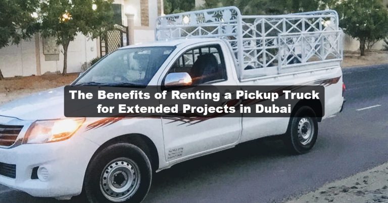 pickup truck rental in Dubai